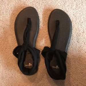 Black Sanuk “Yoga Sling Ella” Sandal